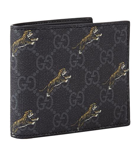 gucci tiger coin wallet|Gucci tiger print wallet.